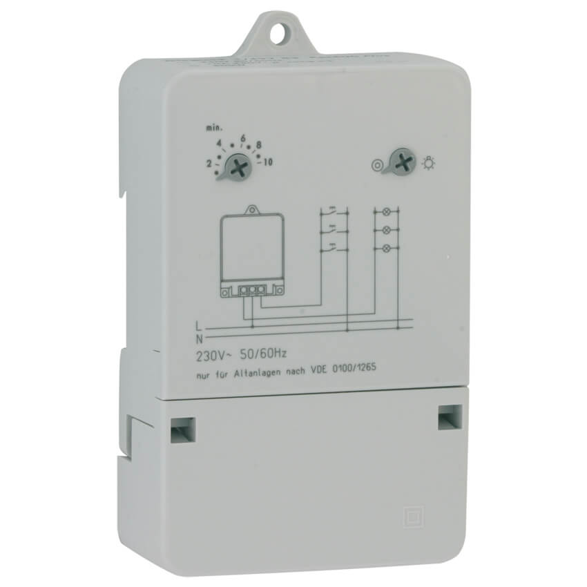 Treppenlichtzeitschalter, REX 600 PLUS,  3-Leiter-Anschluss, elektronisch, Zeitbereich 30 Sek. - 10 Min.