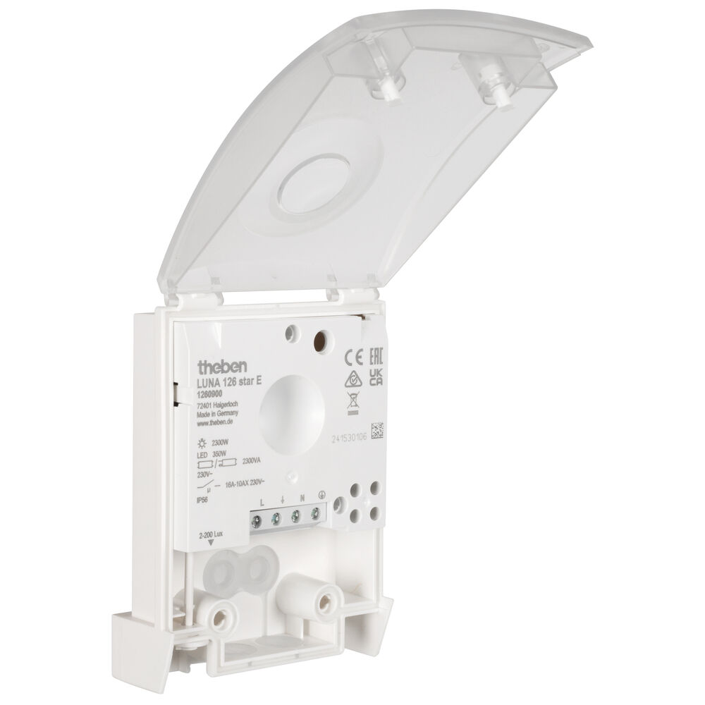AP-Dmmerungsschalter, LUNA 126 star E, 230V/2.300W/170VA, LED 2-350W, wei Bild 2