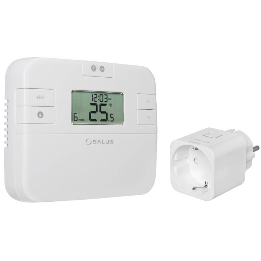 Funk-Raumthermostat, 1 Steckadapter, 230V/16A - Fernsteuerbare