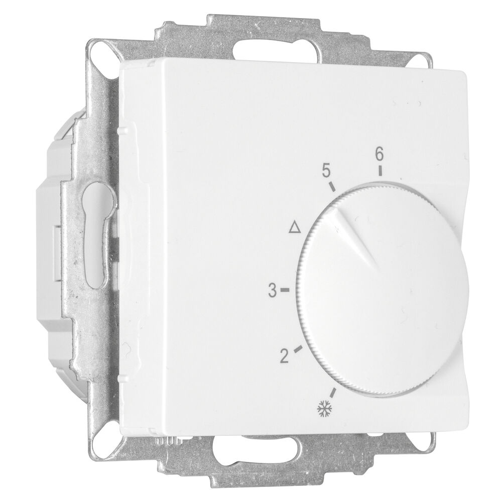 Kombi-Raumthermostat, ffner, 230V/10(4)A, 5C - 30C, Zentralplatte 55 x 55 mm Bild 2