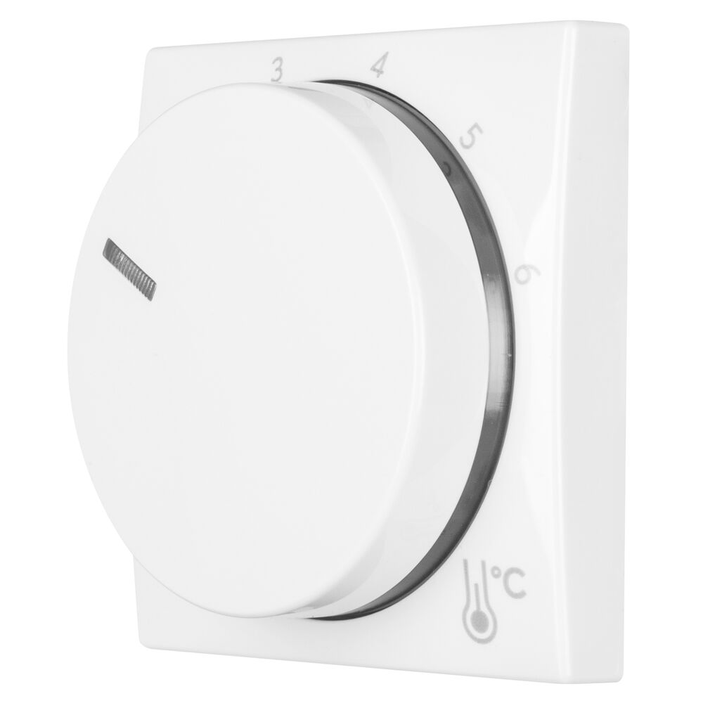 Zentralplatte mit Drehknopf, f�r Raumtemperaturregler 1094 U-101, BUSCH Balance-SI Bild 2