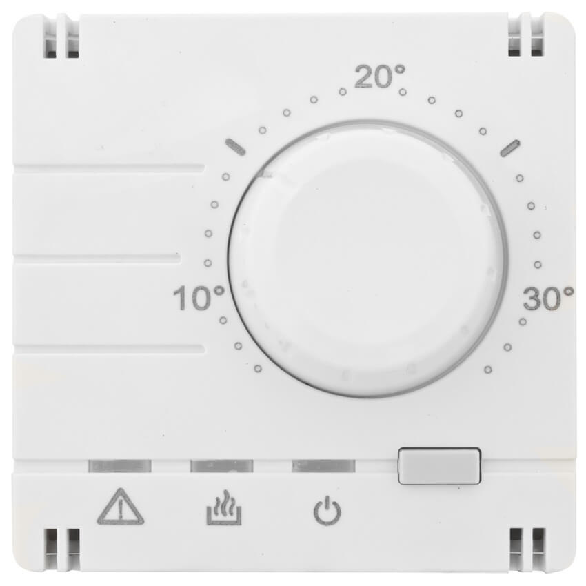 Aufsatz, fr Raumthermostat-Einsatz, analog, MERIDIAN, reinwei