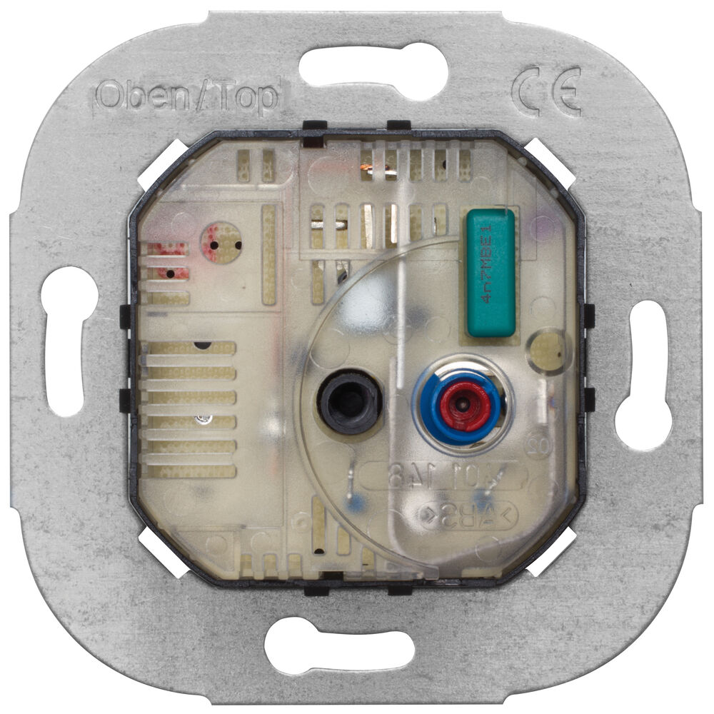 Kombi-Raumthermostat, ffner, 10A (4A), +5 bis +30, Zentralplatte 55 x 55, reinwei Bild 3