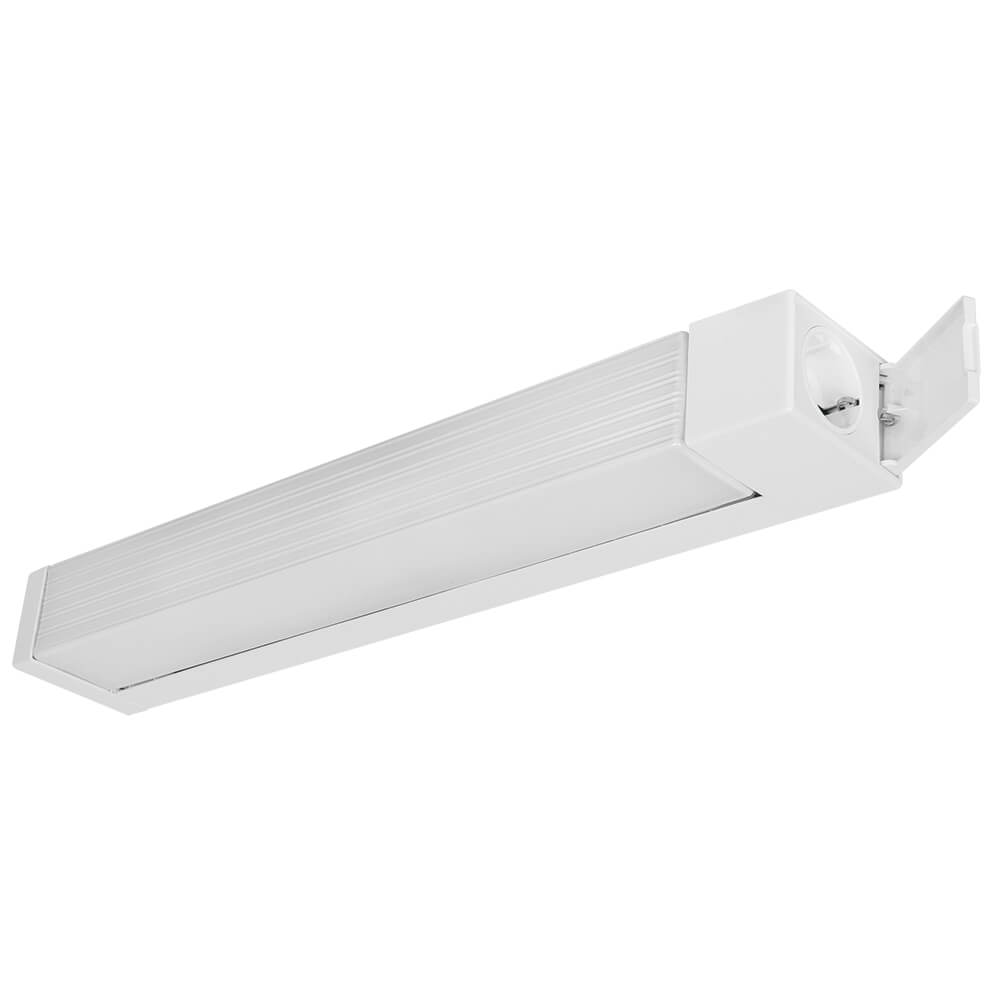 Spiegelleuchte, 3 x E14/40W, Opalglas