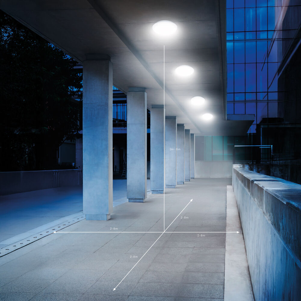 Sensorleuchte DL Vario Quattro PRO S, LED/14W, 1.430 lm, 3000K, IR-Sensor, � 310 Bild 5