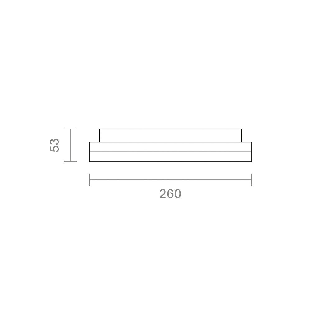 Sensorleuchte, SQUARE, LED/10/16/22W, 1.200-2.800 lm, 3000/4000K, HF-Sensor, L 260, B 260 Bild 3