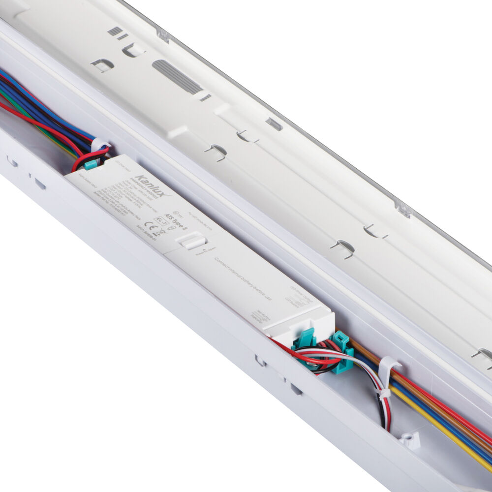 Not- und Sicherheits- Feuchtraumwannenleuchte, LED/22W - 52W 4000K, Notlicht 3 Stunden Bild 4