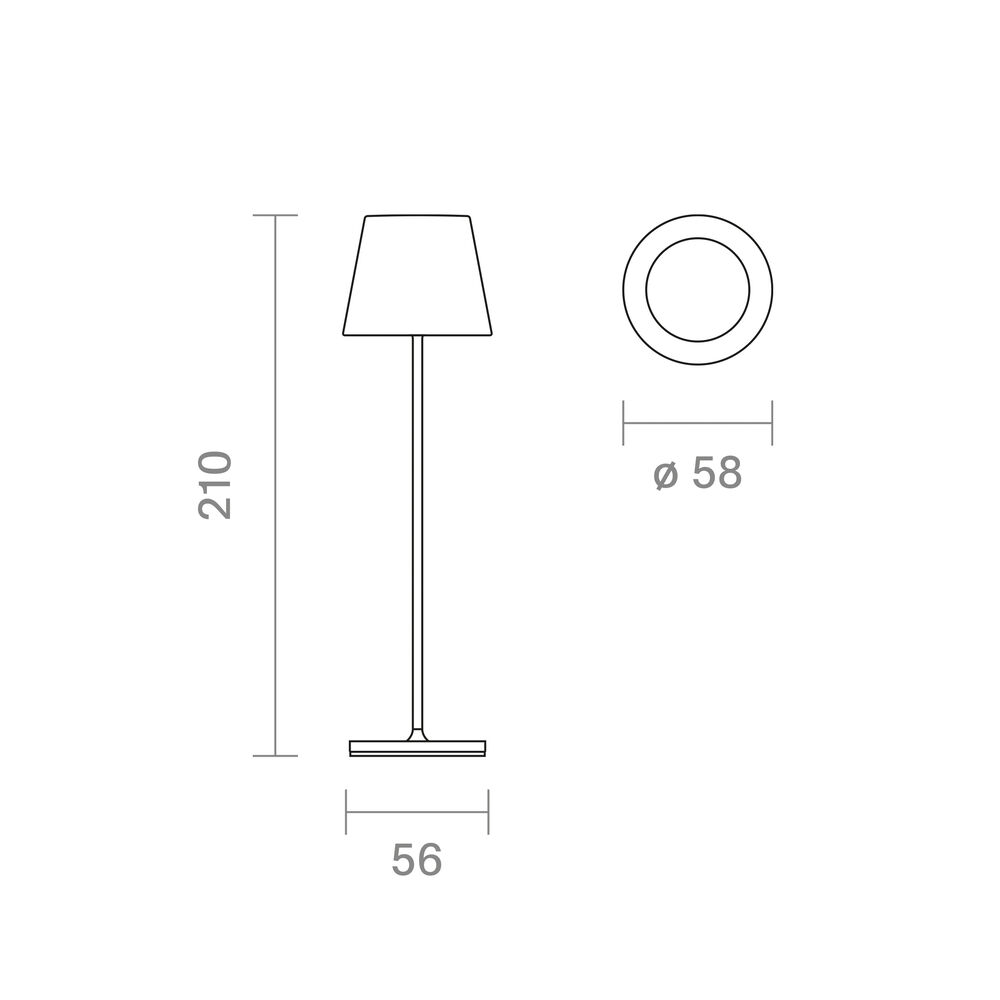 Akku-Tischleuchte, NUINDIE POCKET, LED/1,4W Bild 9