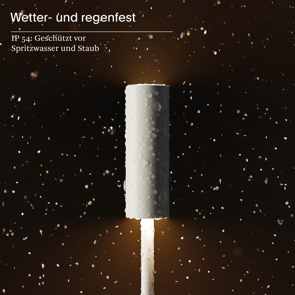 Akku-Tischleuchte, NUCANDLE, LED/1,6W Bild 7