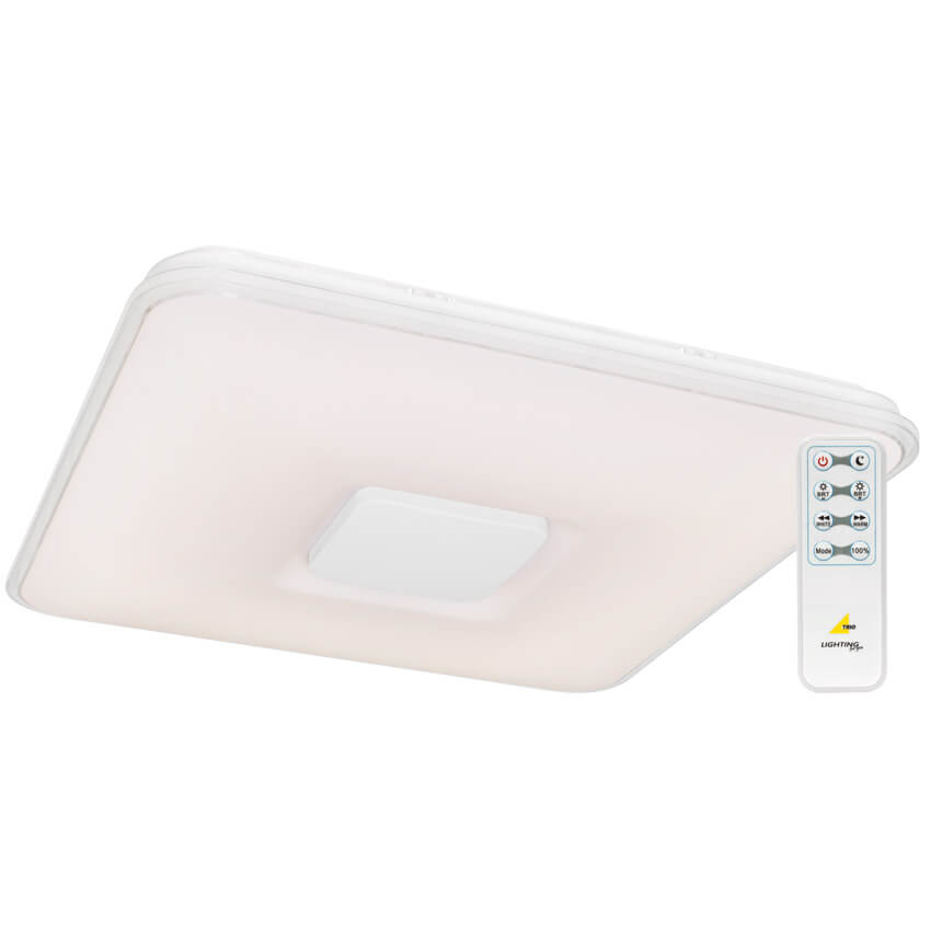 LED-Deckenleuchte, KYOTO, LED/50W, mit Fernbedienung, L 525, B 525 YUKIプロフィール必読様専用アパルトモンニットキャップ