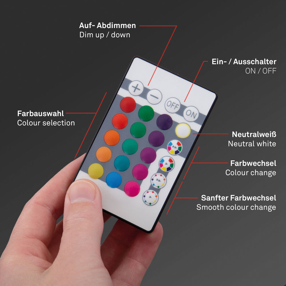 LED-Deckenleuchte, SLIM, 4000K & RGB Bild 5
