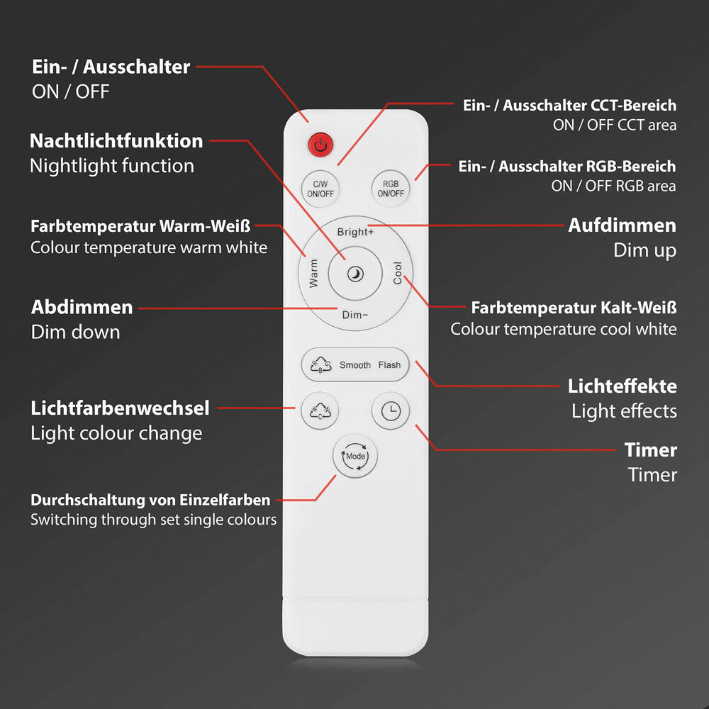 Deckenleuchte, B Smart, LED/18W,  330 Bild 8