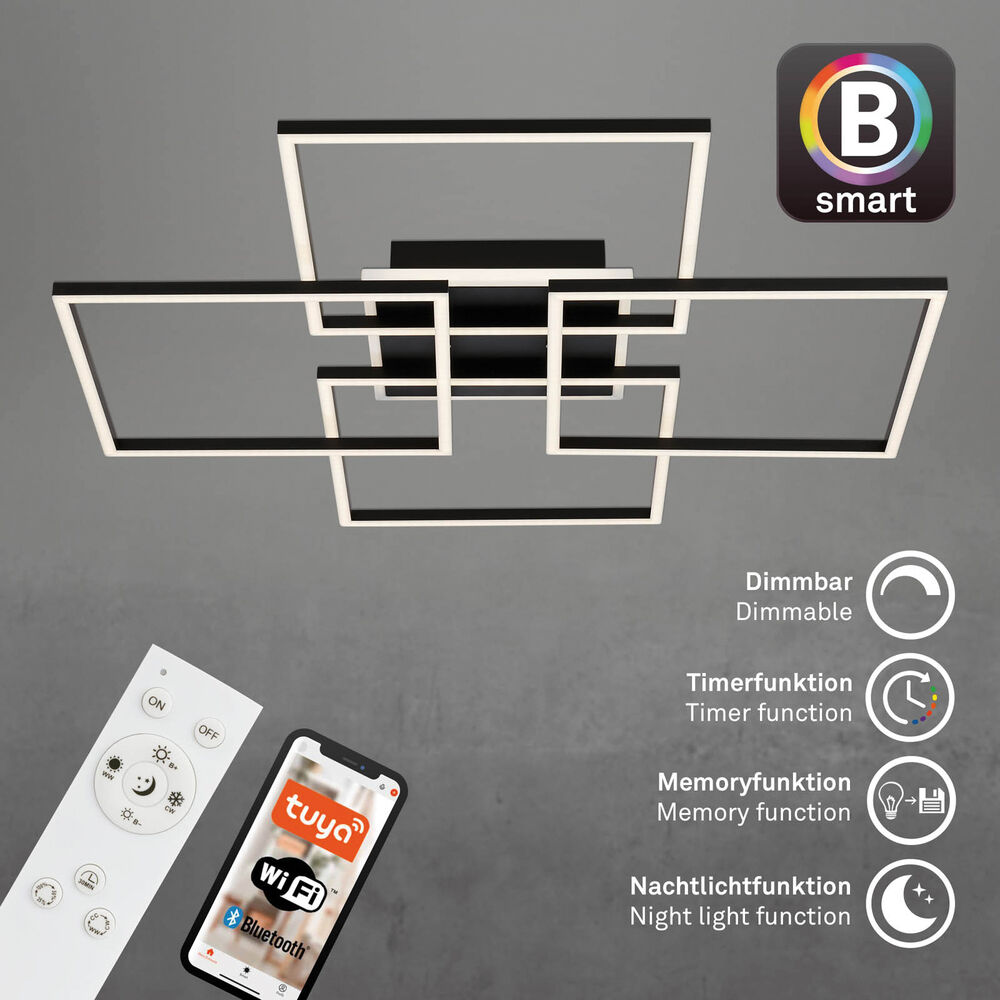 Deckenleuchte, B Smart, LED/50W, 5.500 lm, 2700-6500K Bild 4