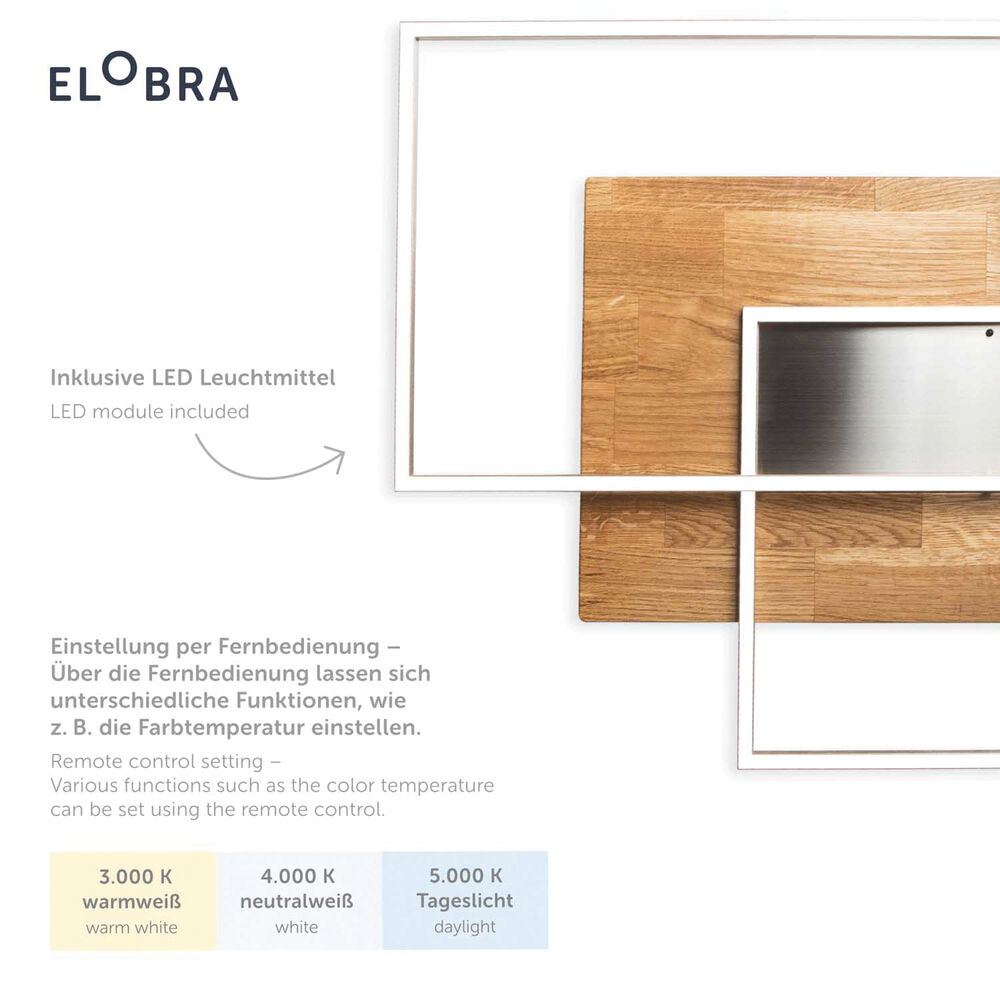 Deckenleuchte, PANAMA, LED/2 x 15W Bild 5