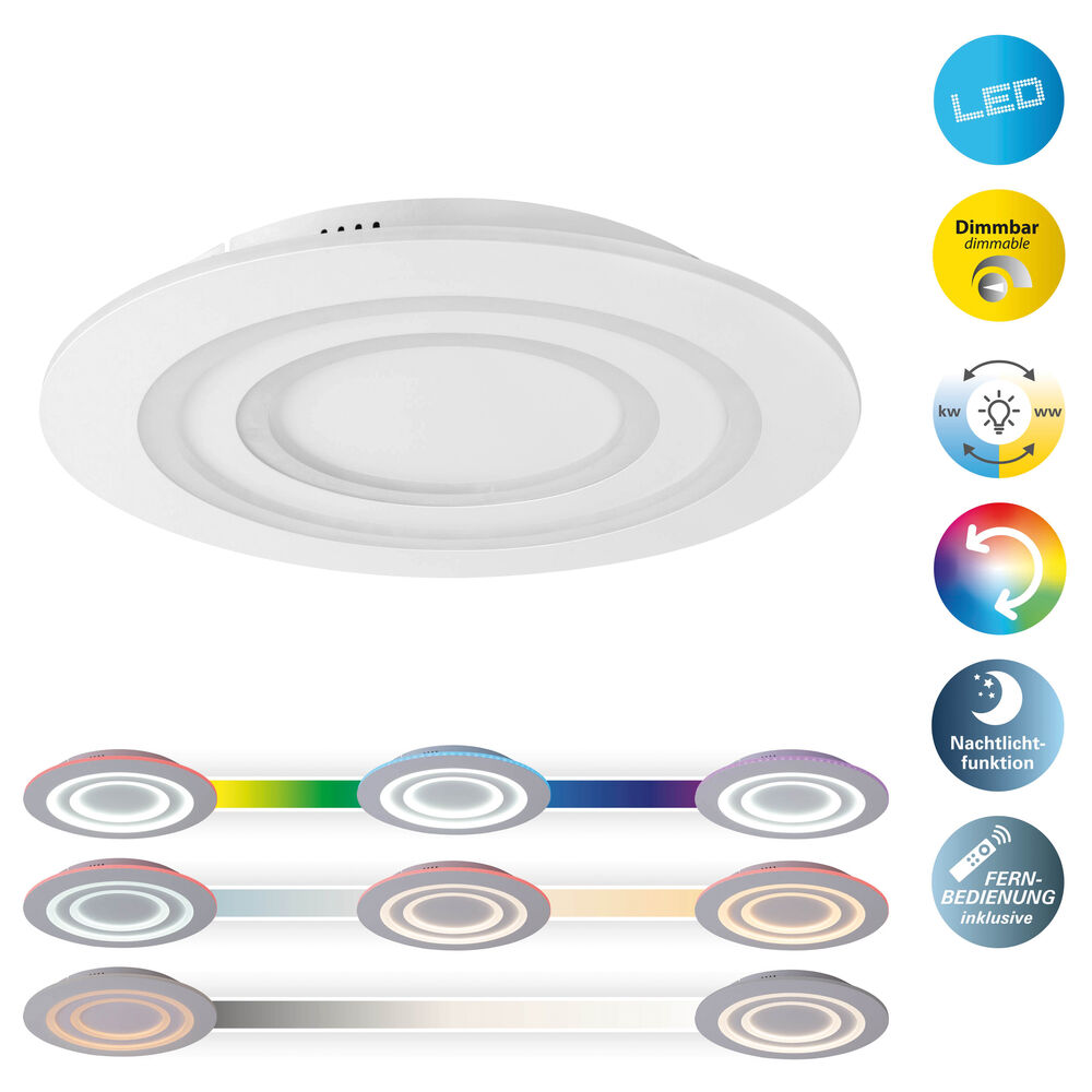 Deckenleuchte, MIREL, LED/35W, 4.400 lm, LED/10W, RGB,  500 Bild 2