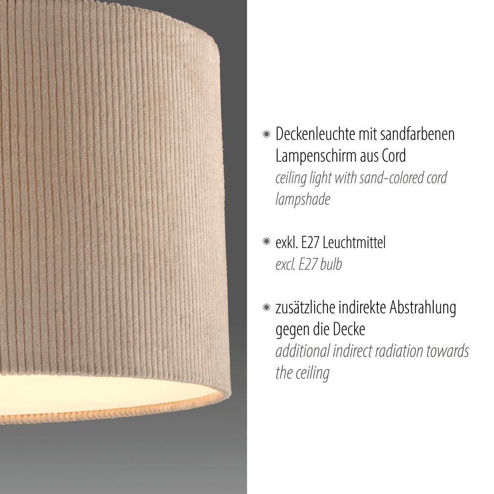 Deckenleuchte, DURO, 1 x E27/10W Bild 6