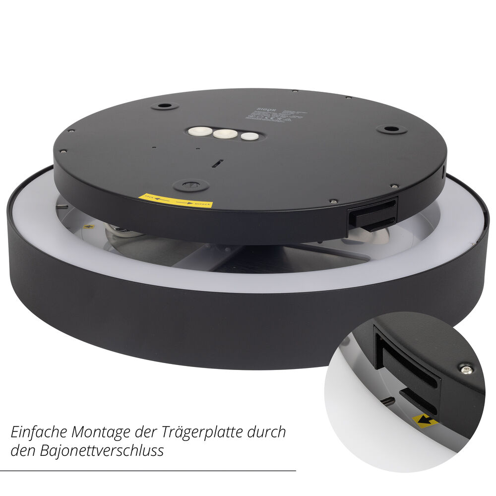 Deckenleuchte, DISC, LED/10W - 55W, 3000K/4000K Bild 4