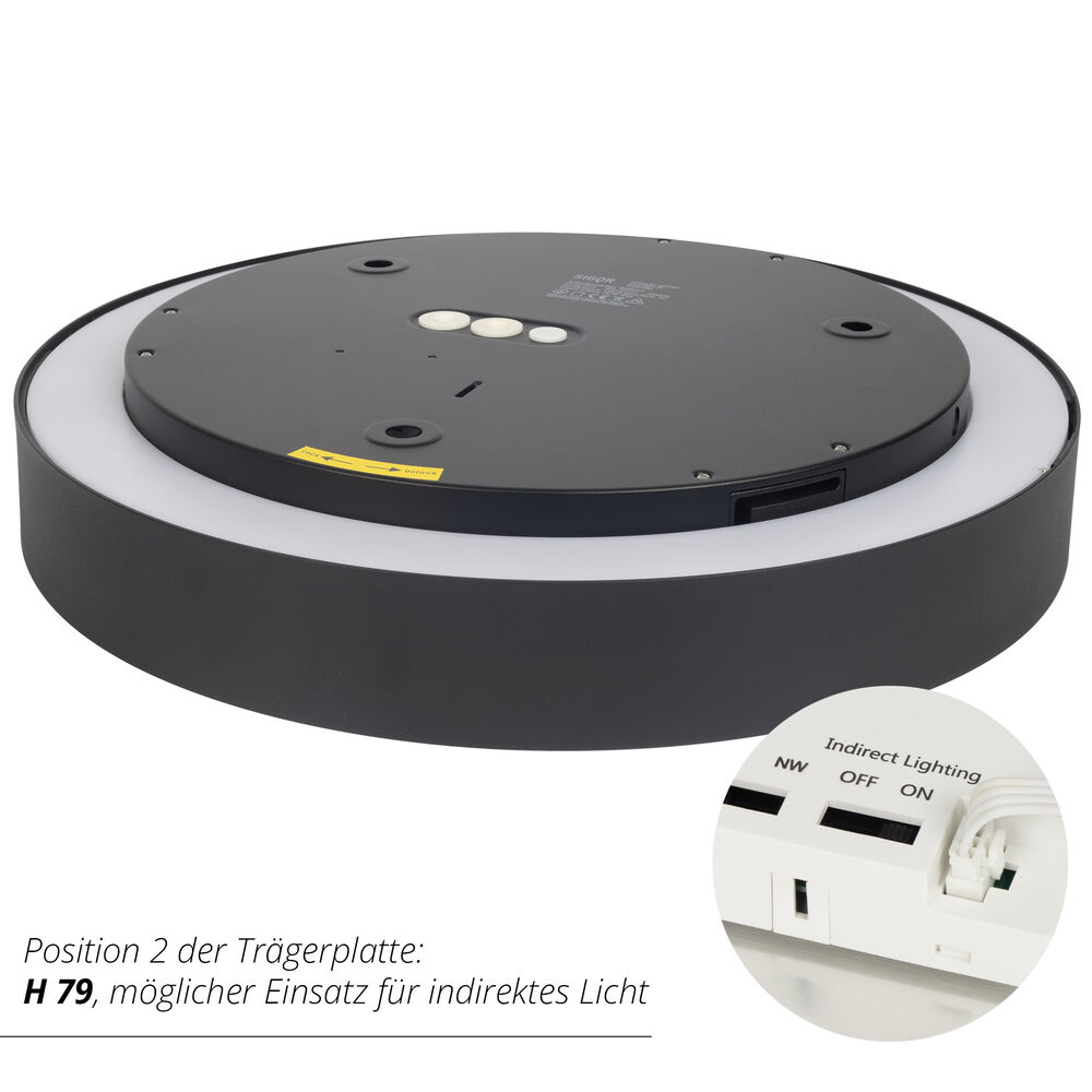 Deckenleuchte, DISC, LED/10W - 55W, 3000K/4000K Bild 6