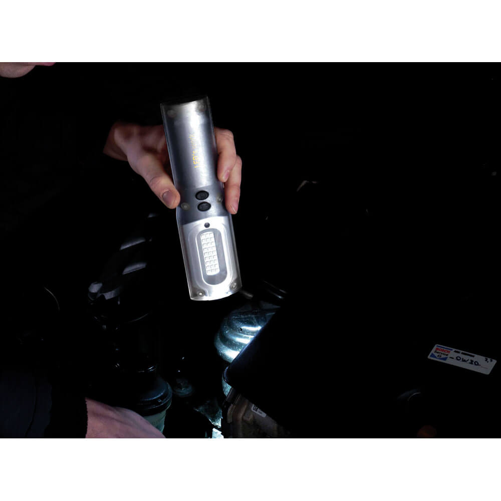 Akku-Handleuchte, LED/10/3W, 1.000/220 lm, 6500K Bild 2