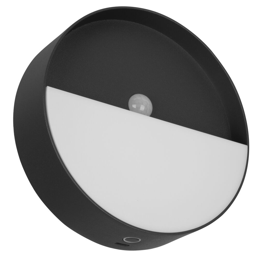 Auenwand-Akkuleuchte, MEG, LED/5W, mit Bewegungsmelder