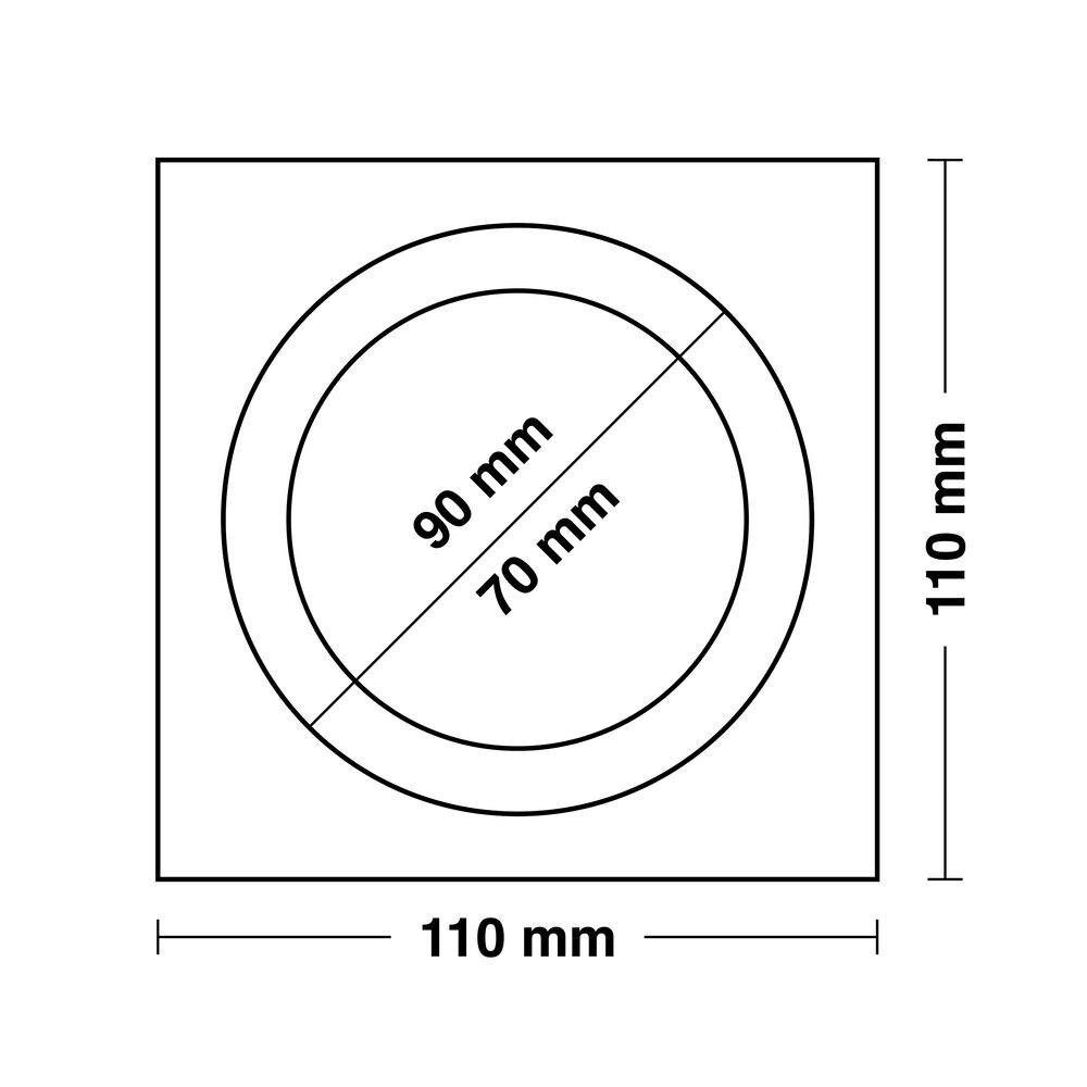 Abdeckplatte, f�r Einbauleuchte ONE 360� Bild 7