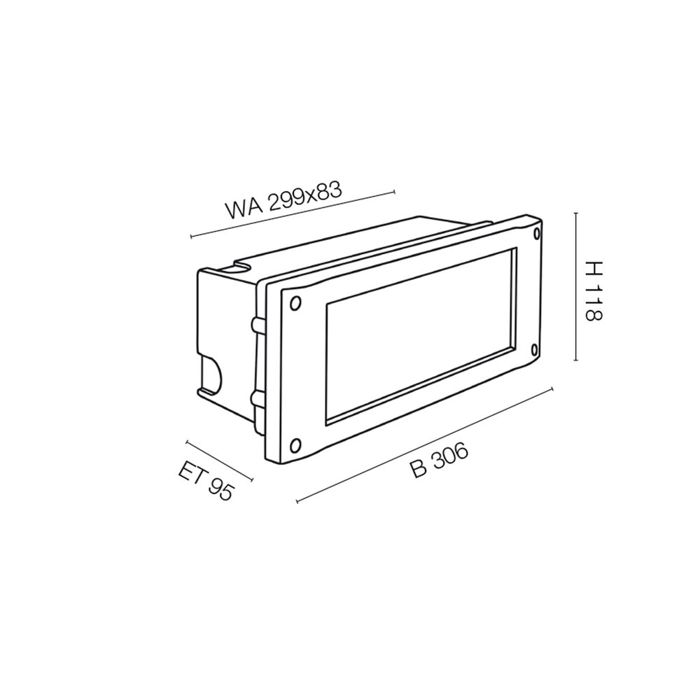 LED-Wand- und Treppeneinbauleuchte, LED/13W,  3000K Bild 6