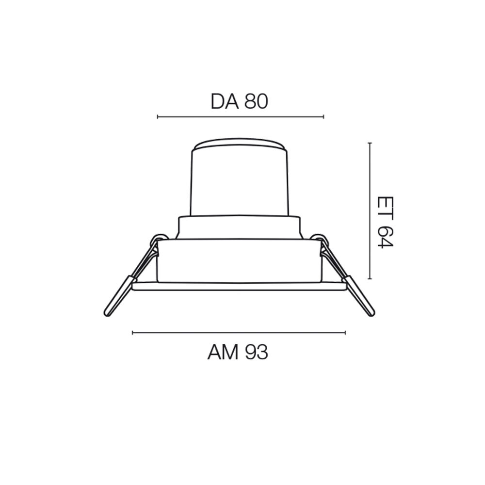 Einbauleuchte,  CAROSSO-Z, LED/5W Bild 9