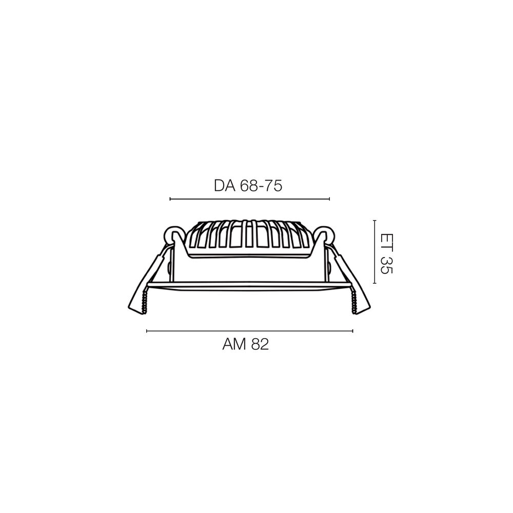 Einbauleuchte, LED/6W, 530 lm, 1800K bis 2700K Bild 3