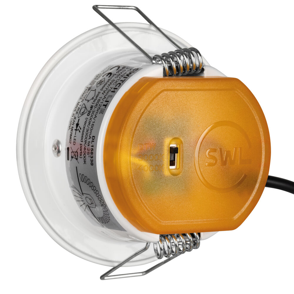 Brandschutz-Einbauleuchte, ONExD2W, LED/3,5W - 7W, 3000K, 4000K oder DimToWarm 3000K-1800K, Deckenausschnitt � 68 - 72 Bild 4