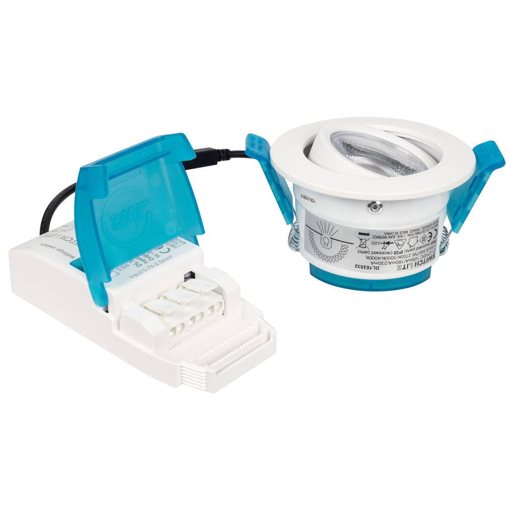 Brandschutz-Einbauleuchte, ONExCSR, LED/3,5W - 7W, 2700K, 3000K, 4000K, Deckenausschnitt � 68 - 72, vollst�ndig Modular Bild 3