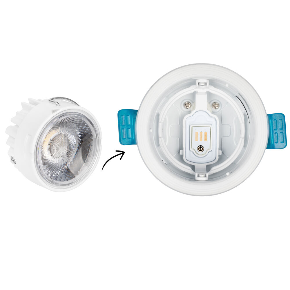 Brandschutz-Einbauleuchte, ONExCSR, LED/3,5W - 7W, 2700K, 3000K, 4000K, Deckenausschnitt � 68 - 72, vollst�ndig Modular Bild 6
