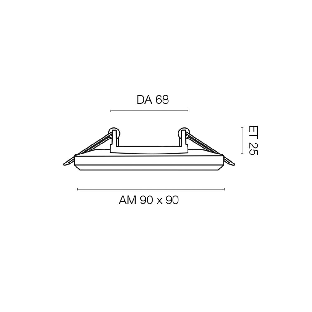 Einbauleuchte, 1 x GU5,3/12V/50W Bild 3