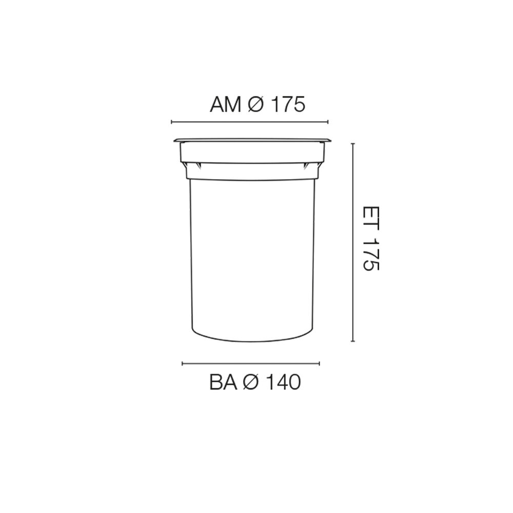 LED-Erdeinbaustrahler, LED/9W Bild 4