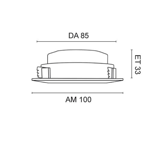 Mbel- und  Deckeneinbauleuchte, LED/10,5W, 1.000 lm, 3000K Bild 3