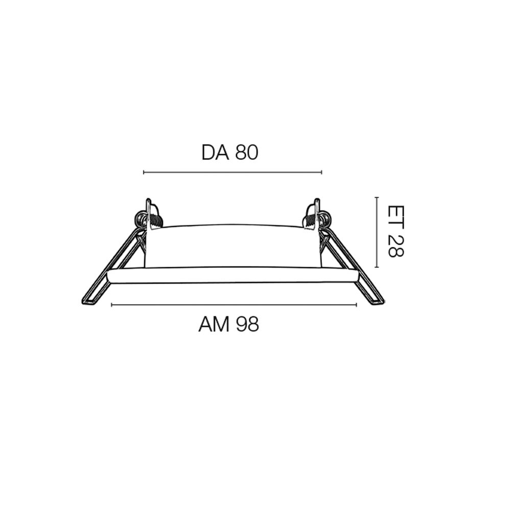 Einbauleuchte, 1 x GU5,3/12V/50W Bild 3