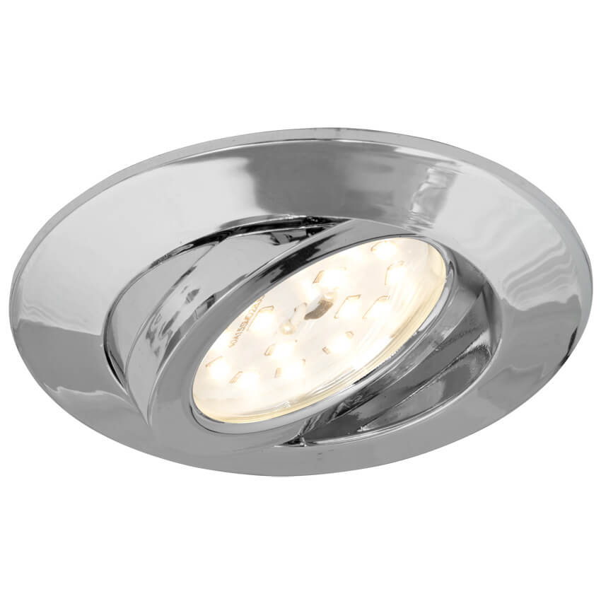 LED-Einbauleuchte, LED/5W, 400 lm, 3000K - CEE-Steckgeräte, 3 