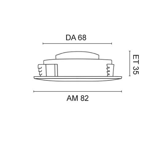 Einbauleuchte, LED/5W, 400 lm, 3000K Bild 3