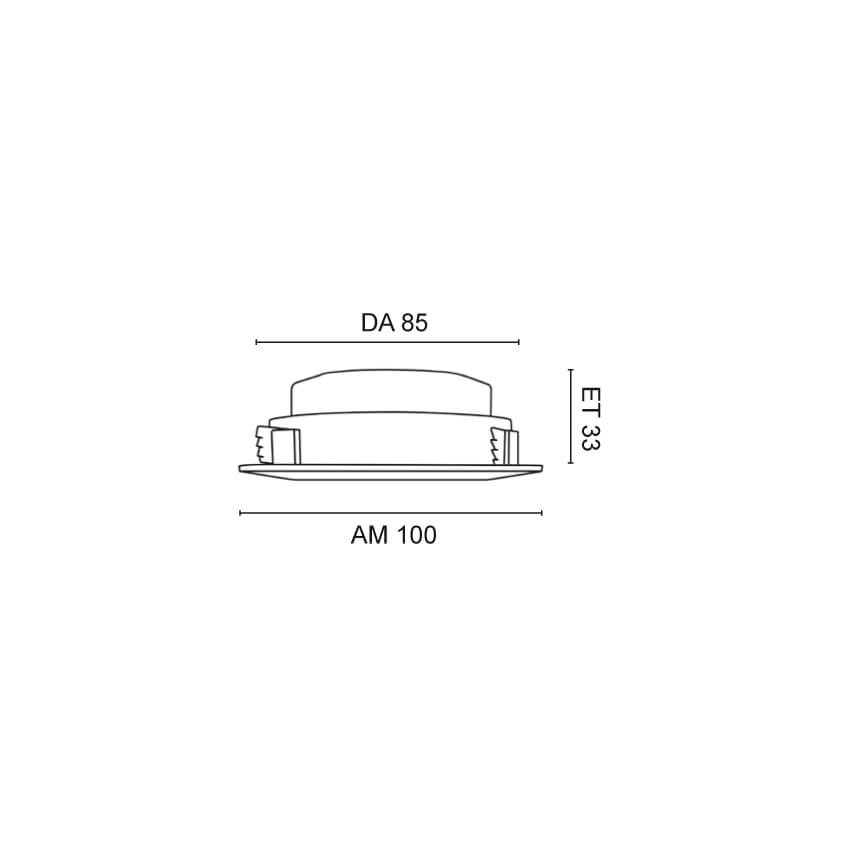 LED-Mbel- und Deckeneinbauleuchte,  LED/10,5W, 1.000 lm, 3000K Bild 3