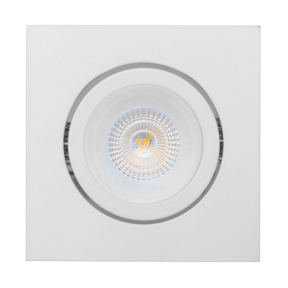 Einbauleuchte, 1 x GU10/50W und 1 x GU5,3/12V/50W, mit Feder-Leuchtmittelhalterung Bild 2