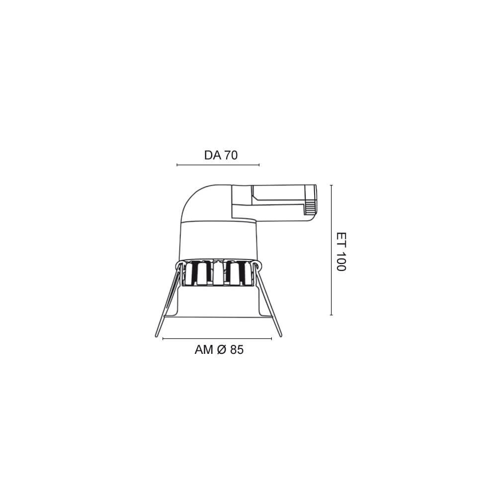 Brandschutz-Einbauleuchte, E6pro, LED/6W, 620 lm, 4000K, werkzeugfreier Anschluss Bild 5