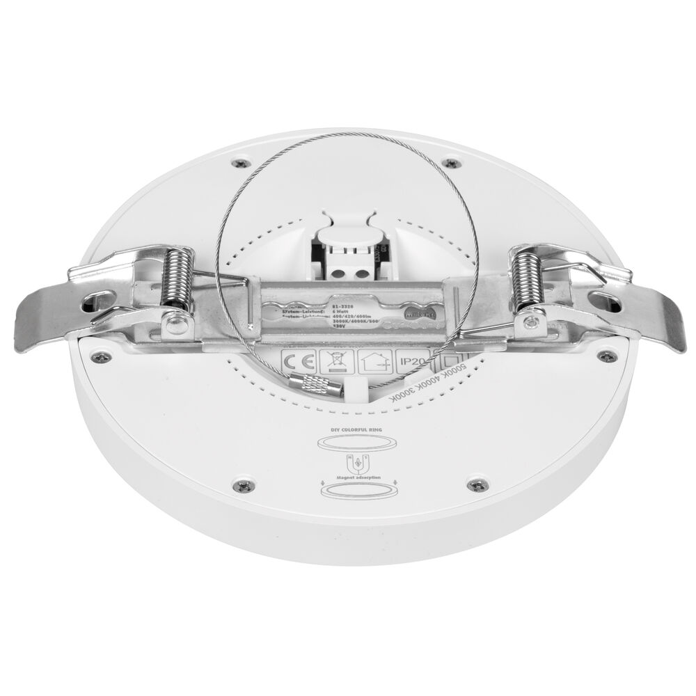 Sanierungs-Downlight, CLIP ON, LED/6W - 24W, DA- 55 - max. 250, verstellbare Federbefestigung Bild 4