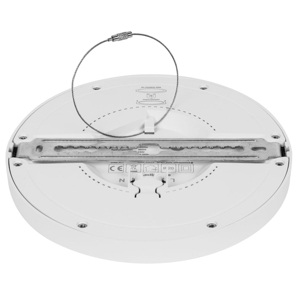 Sanierungs-Downlight, CLIP ON, LED/24W, 4000K, DA- 60 - max. 250, verstellbare Federbefestigung Bild 3