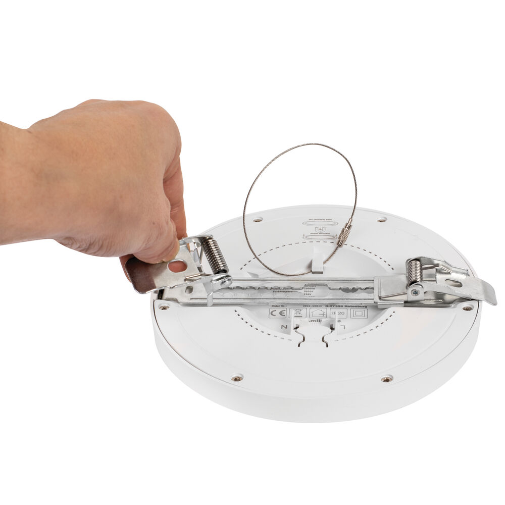 Sanierungs-Downlight, CLIP ON, LED/24W, 4000K, DA- 60 - max. 250, verstellbare Federbefestigung Bild 4