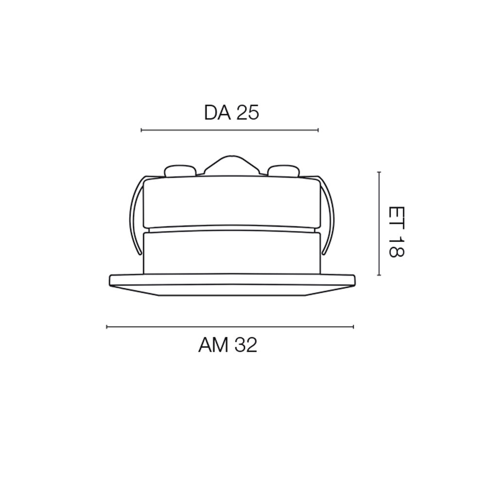 Einbauleuchte, SLC MiniOne Fixed, LED/3W, 165 lm, Deckenausschnitt � 25 Bild 9