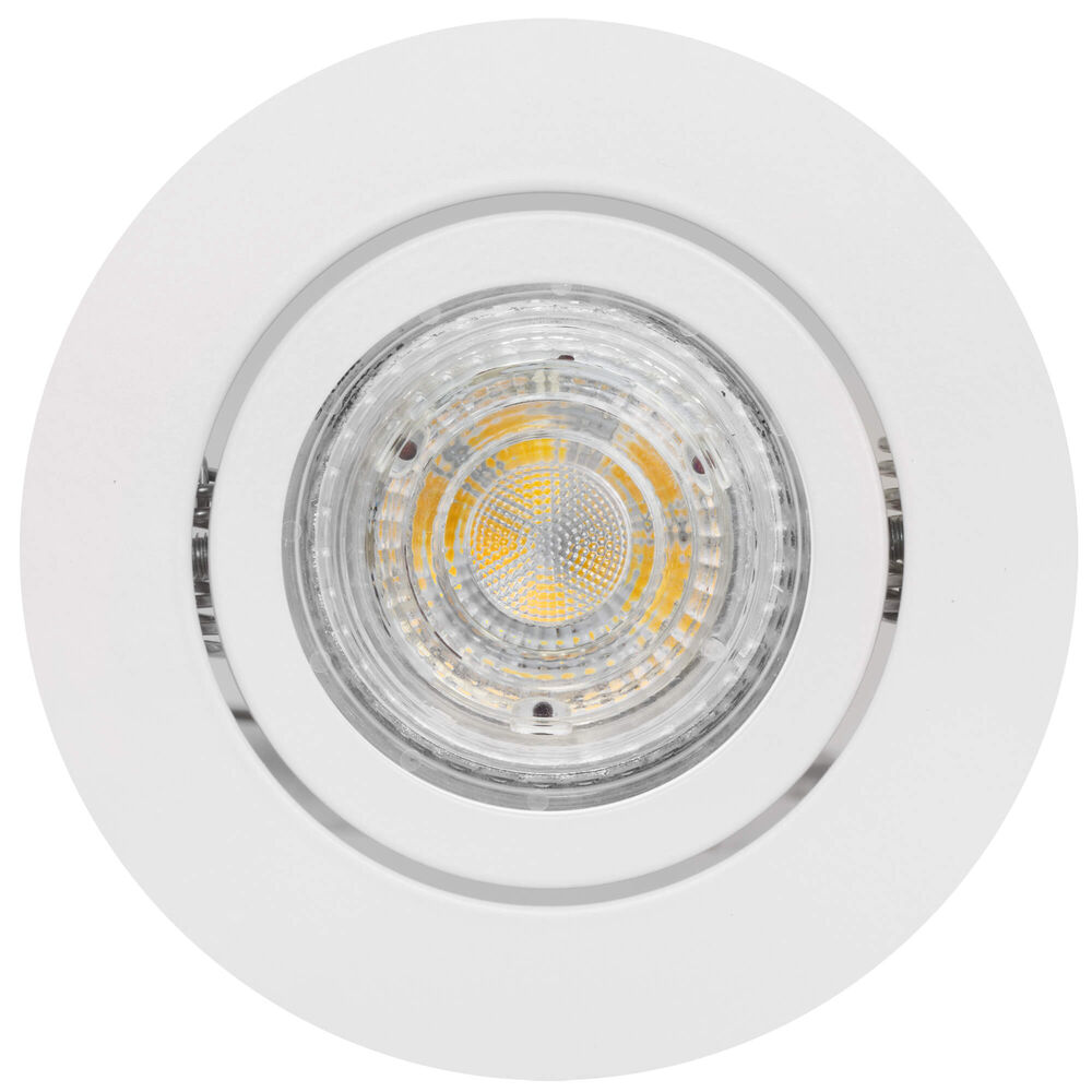 Einbauleuchte, 1 x GU10/50W und 1 x GU5,3/12V/50W, mit Feder-Leuchtmittelhalterung Bild 2