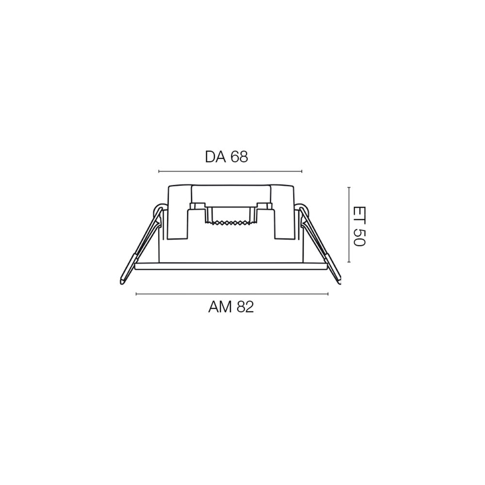 Einbauleuchte, CORE, LED/5W, 450 lm, 3000K Bild 4