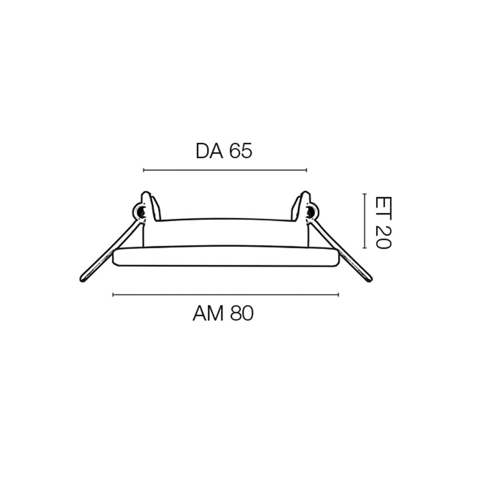 Einbauleuchte, 1 x GU5,3/12V/50W Bild 3