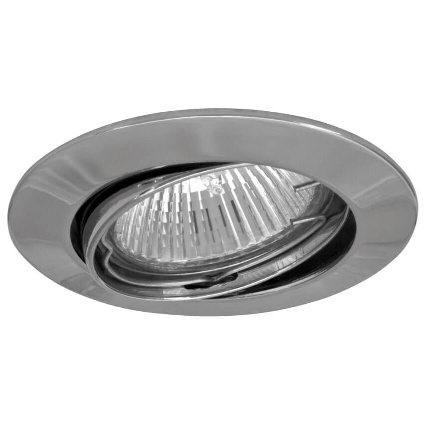 Einbauleuchte Aluminium, mit GU10 Fassung, schwenkbar 20�, Deckenausschnitt � 68