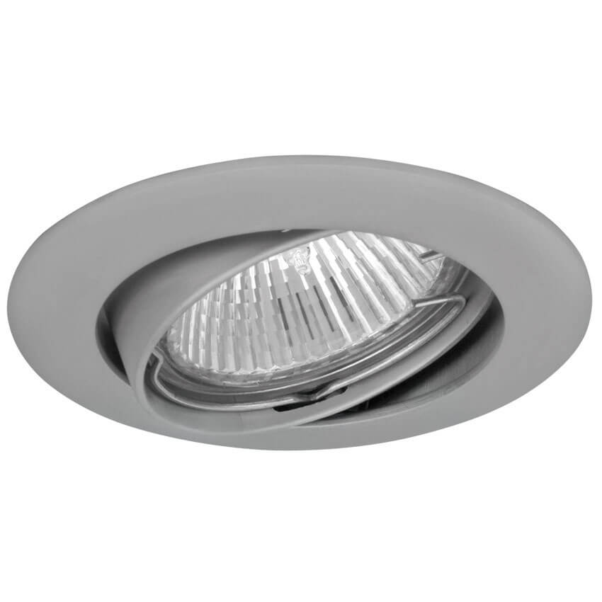 Einbauleuchte Aluminium, mit GU10 Fassung, schwenkbar 20�, Deckenausschnitt � 68