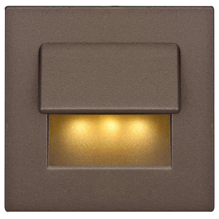 LED-Wand- und Treppeneinbauleuchte, LED/12V-DC/0,3W, 15 lm, warmwei 